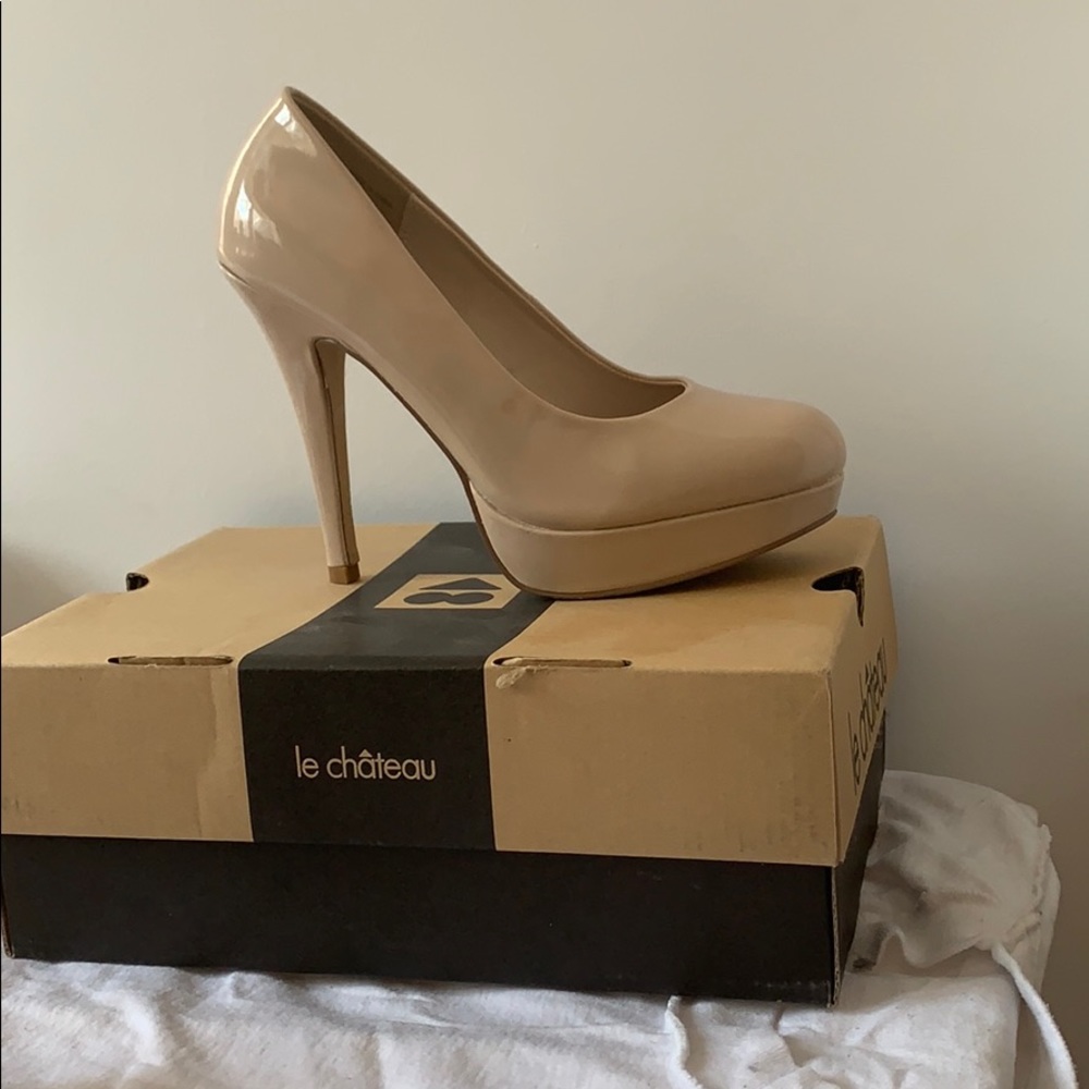 Le château patent vegan leather pump - Picture 2 of 4